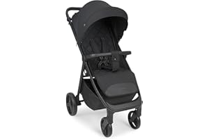 KIKKA BOO KikkaBoo Silla de Paseo Ligera URBAN, Carrito Bebe Desde Nacimiento Hasta 22 kg, Plegado con Una Mano, Compacto, Ruedas EVA Con Suspensión, Manillar Ajustable, Negro