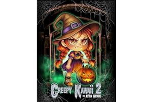 Creepy Kawaii 2: Greyscale Coloring Book