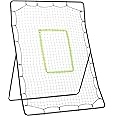 HOMCOM Rebounder Net Practise Kickback Target Goal with 5 Angles, for Teens, Adults, Softball, Football Training