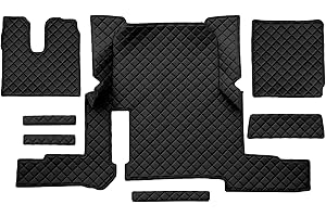 F-CORE Copricofani camion compatibile per MAN TGX 01.18-03.20 AUTOMAT 1 Cassetto NERO