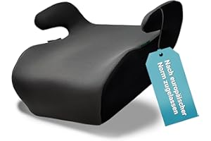 HiTS4Kids Kindersitz fürs Auto (Grau) – Kindersitzerhöhung für Kinder von 126-150cm – komfortabel und sicher durch geprüfte Sicherheit nach Norm R129 – kompakt und unkompliziert