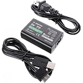 Finera PS Vita 1000 i&ccedil;in AC Adapt&ouml;r G&uuml;&ccedil; Şarj Cihazı USB Şarj Kablosu Kablosu, Yedek AC G&uuml;&ccedil; Adapt&ouml;r&uuml; Duvar Şarj Cihazı PSV PS 
