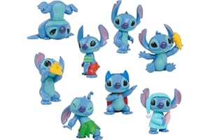 Coffret de Figurines à Collectionner Lilo & Stitch de Disney, Coffret de 8 Figurines, Figurines à Collectionner de 5 cm de Haut, Jouets pour Enfants de 3 Ans et Plus par Just Play