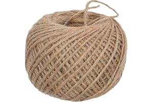 Jute Garn - snöre för produktförpackning 50 m, jutegarn för förpackning och förpackning