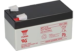 Yuasa - Batterie plomb AGM NP1.2-12 12V 1.2Ah YUASA - Batterie(s) Tondeuse à gazon