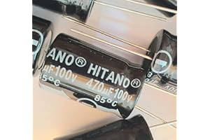 SNS COMPONENTS SNS 470uF 100V 85C Hitano Electrolytic Capacitor Pack of 2