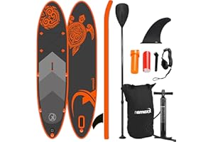Nemaxx PB300 Sup Board, Orange Turtle, 300x76x15cm