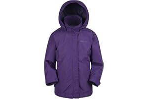 Mountain Warehouse Fell Chaqueta Impermeable 3 en 1 para niño - Chaqueta de montaña con Forro Polar Desmontable y Capucha, Ideal como Parka de Invierno para la Lluvia