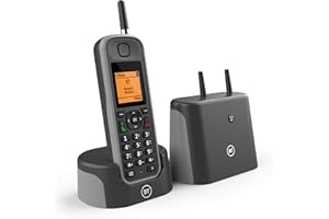 BT Elements Cordless Landline House Phone, Home Phone, 1 km Range, IP67 Rated, Nuisance Call Blocker, Answer Machine, Single Handset Pack