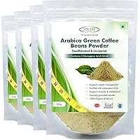 Sinew Nutrition Green Coffee Beans Powder for Weight Management - 200 g (Pack of 4)