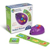 Learning Resources Code &amp; Go Robot Mouse, Programmable Stem Toy for Kids 4 | Screenless Coding Robot, Early Programming for K