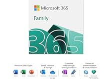Microsoft 365 Family | Office 365 apps | up to 6 users | 1 year subscription | Multiple PCs/Macs, Tablets and Phones | multil