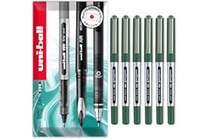uni-ball Eye Micro UB-150 Lot de 6 stylos à encre gel Vert 0,5 mm