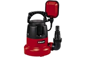Einhell Pompe d'évacuation eaux claires GC-SP 3580 LL (350 W, Hauteur de refoulement 7,5 m, Câble d‘alimentation 10 m, Corps en PVC, Poignée de transport)
