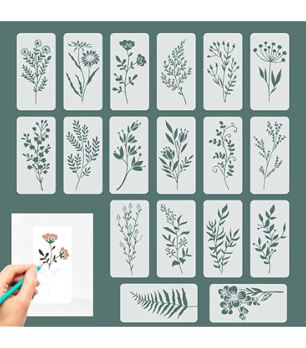 Flower Stencils And Templates For Painting