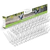 Edelstahl Taubenspikes – Robuste Taubenabwehr - Gut geeignet gegen Vögel, Krähen und Spechte - Einfache Montage – Länge 3m