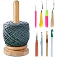 Bol à Laine Bois De Rose MKNZOME - 16cm Avec Couvercle Pour Rangement Tricot