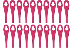 20 lame di ricambio, coltelli, punte da taglio, coltelli di plastica per il tuo tagliaerba FRTA 20 A1 Florabest IAN 282232