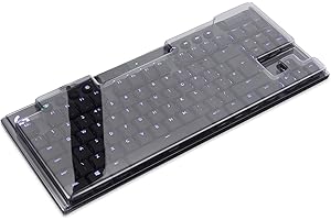 Decksaver Cover für die Logitech G915 Lightspeed TKL Tastaturserie - geräucherte/klare Schutzhülle, hergestellt in Großbritannien - Erstklassige Schutzabdeckung für Profi-Gamer
