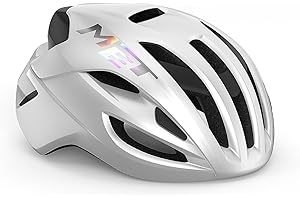MET Casco RIVALE MIPS Blanco Brillo T.M 56-58, Adultos Unisex, No definido, T.A