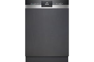 Siemens SN53ES06VE, iQ300 Smarter Geschirrspüler, Teilintegrierte Spülmaschine, 60 cm, Besteckschublade, auto Türöffnung, 3-fach rackMatic, besonders leise, intensiveZone, varioSpeed, aquaStop