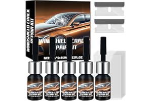 HAJWOBVY Windscreen Repair Kit, Windscreen Chip Repair Kit, Professional Glass Repair Kit for Fixing Auto Windscreen Cracks, Chips, Bulls Eye, Star (BLAW1)