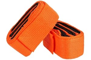 Cisixin 2-Person Moving belt Lifting and Moving Straps to Easily Carry Furniture, Appliances, Mattresses, Or Any Heavy Object (Oragne)