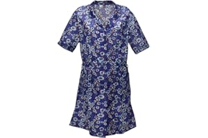 Kittel Schürze Kittelschürze mit 1/4 Arm Dederon Polyester