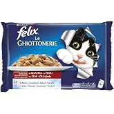 Felix Multipack Sığır Etli ve Tavuklu Yetişkin Yaş Kedi Maması 4x85gr