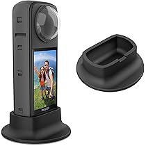 POEOSAS 360 X5 Akku Set - 2 Akkus + Schnellladegerät Für Insta360 X5 Kamera