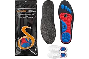 DONOONIS Solette Magnetiche, 1 Paio Solette Magnetiche Originali, Solette Ortopediche Plantare per Massaggio Agopressione per Uomini E Donne, Salute Cura del Piede Plantare(35-39)