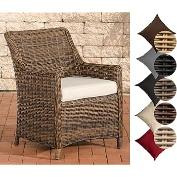 Amazon.de: Sessel Stuhl Gartenmöbel Rattan Polyrattan Geflecht natur