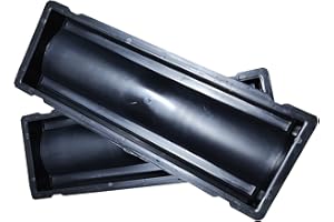 FHONYX 2 PCS stampi in cemento 50x16x6cm, deflusso del trogolo, grondaie di drenaggio, drainage, giardino dei prati, decorazione del giardino, percorso, DIY, pavimentazione, riutilizzabile