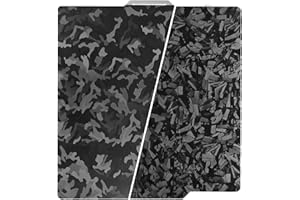 RETUXEP Camouflage+Black Forged Carbon Fiber Build Plate for Bambu Labs