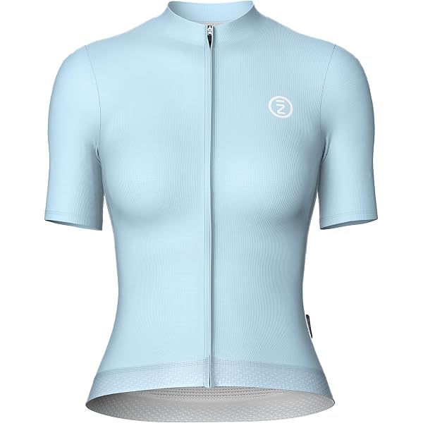 Maillot Cyclisme Femme Manches Longues été - Respirant, Séchage Rapide, 3 Poches Arrière, Bandes Réfléchissantes