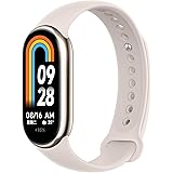 Xiaomi Smart Band 8, Cornice Metallica, Schermo AMOLED 1.62'', Luiminosità Adattiva, Monitoraggio Salute, Frequenza aggiornam