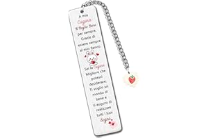 HZBLAZ Cugina Segnalibri Regalo Laureata Ispiratore Vai all'università Incoraggia Regalo Compleanno Regalo Natale Adolescenti Distanza Accompagnare Ritorno A Scuola Regalo Auguri Accessorio libro da Cugini