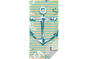 KUOGAS Toalla Playa XXL 90×180 cm, Microfibra de Secado Rápido, Sin Arena, Manta de Playa para Mujer