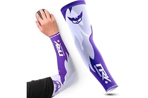 NRV Mutant Esport Mankiet kompresyjny do gier e-sportowych - oddychający design, trwały i elastyczny - biały i fioletowy