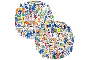 100 Pezzi Rainbow Friends Stickers, LKNBIF Rainbow Friends Adesivi, Adesivi Rainbow Friends Cartoon Graffiti Adesivi in Vinile per Laptop Bagagli Frigorifero Skateboard Decor Moto Decalcomania