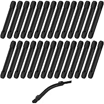 Kit 14 Paia Cuscinetti Per Occhiali - Ferma Occhiali Antiscivolo In Silicone, Nero, Universali - Foto 10