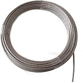 Nirosta Cable 4 mm Flexible Stainless Steel A4 Niro 7 x 19 EN 1.4401 (20 m)