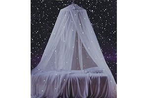 South To East - Dosel de Cama con Estrellas Fluorescentes Que Brillan en la Oscuridad, bebés, niños, niñas, Hijos e Hijas Dosel de Galaxia para Cuna o Cama de niño o de niña.