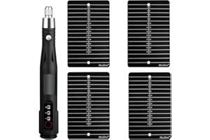 Btcdove Elektrisches Vierplatten-Gravur-Set – Titan-Krypto-Samen-Phrasenaufbewahrung | feuerfest, korrosionsbeständig, rostfrei | Kompatibel mit Ledger MetaMask Safapal Alle Software- und