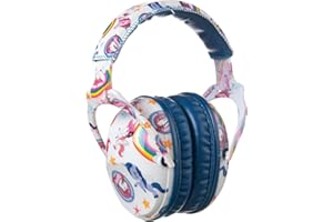 PROTEAR SNR 28 dB - Protectores auditivos para niños con sensibilidad al ruido para niños bajo fuegos artificiales, viajes, eventos deportivos y entornos ruidosos