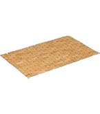 SEVERNO Bamboe badmat, 80 x 50 cm, antislip, waterdicht, sneldrogend