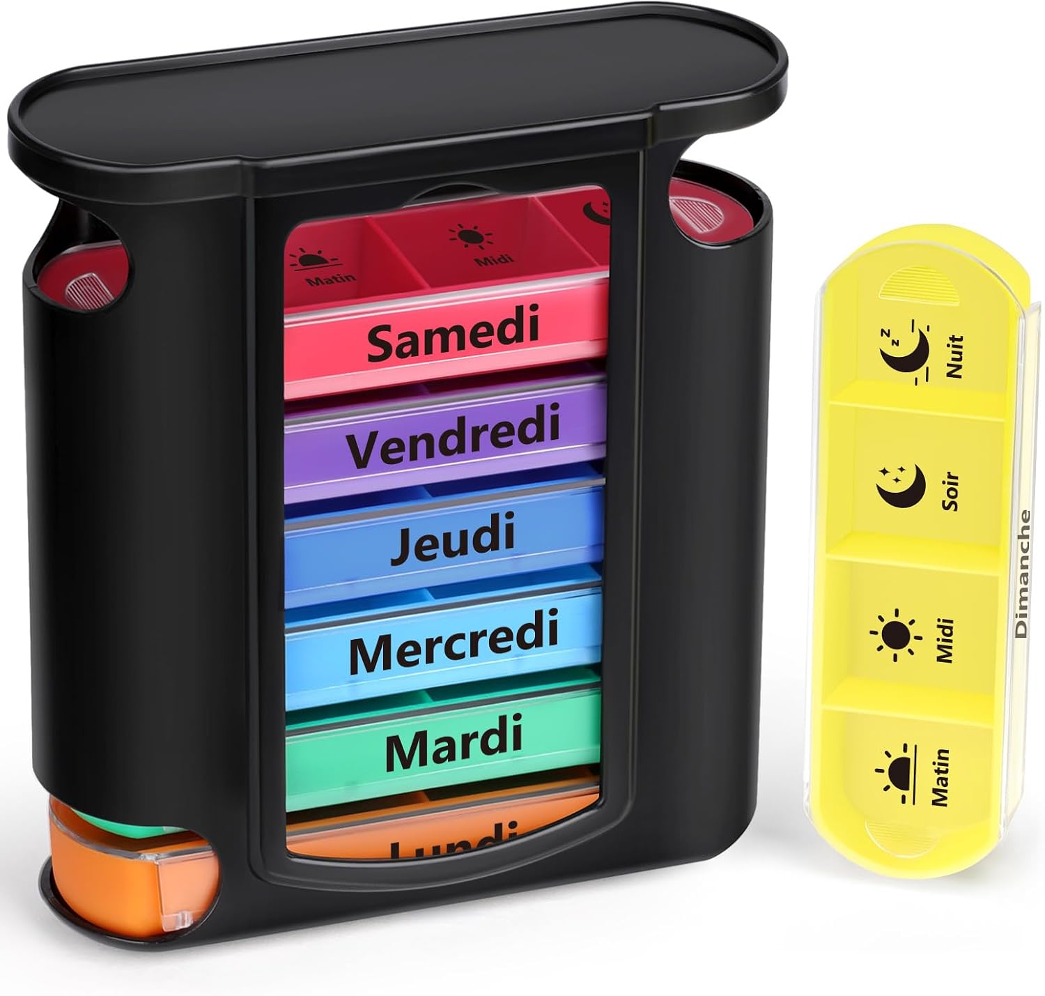 Avantages, Atouts et Limites du Opret Pilulier Semainier Français Matin Midi