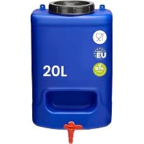 Jerrican Eau 30L Avec Robinet - Sans BPA - Alimentaire Et étanche - Pour Camping, Outdoor Et Maison