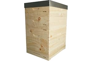 APIFORMES Dadant (DAD) US 10 Beute+30 Rähmchen+Abspergitter Komplettbeute Imkereibedarf