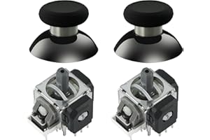 GuliKit TMR Kit de Remplacement pour Manette PS5 DualSense, Module de réparation de bâton électromagnétique Anti-dérive avec Capuchons de Joystick, Soudure nécessaire (Pas pour DualSense Edge)